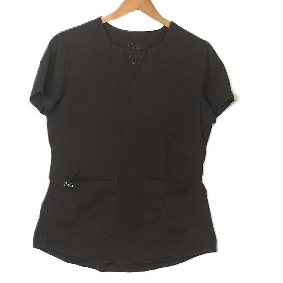 Nrg Tops - Black NRG Scrub Top Size Small